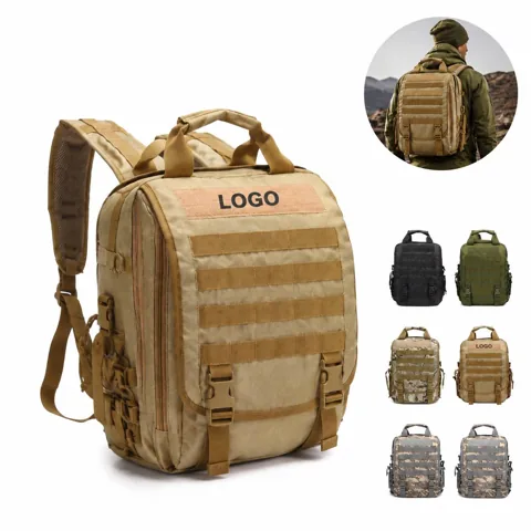 Rugged Tactical Daypack Waterproof Nylon Laptop Backpack