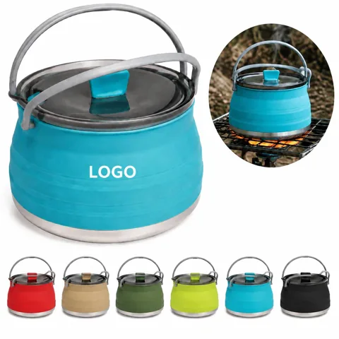 Collapsible Food-Grade Silicone Water Canteen for Hiking