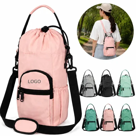 Insulated Water Bottle Carrier Bag with Thermal Lining