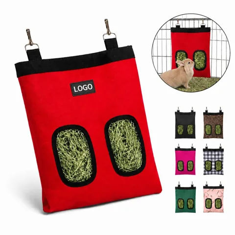 Durable 600D Hay Feeding Bag for Rabbits & Small Animals, 2