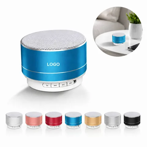 Compact Aluminum Wireless Speaker with 6H Battery