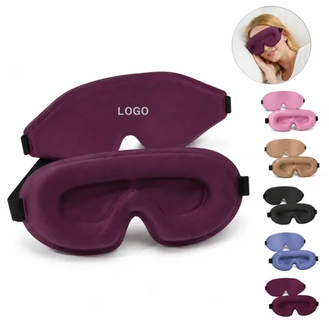 Contoured Sleep Mask, No Light Leak, Breathable Travel Eye