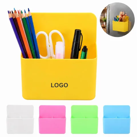 Magnetic Desk Organizer with Custom Logo, ABS Pen Holder