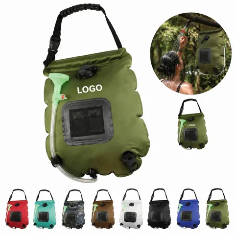 Portable Camping Shower Bag with Detachable 2.5 Gallon Pouch