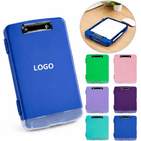 Customizable Waterproof A4 Document Case with Clipboard