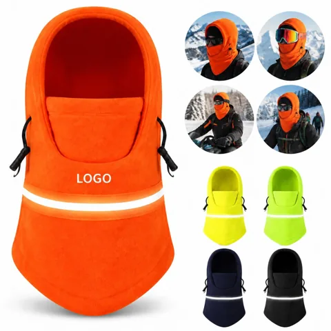 High Visibility Reflective Balaclava Face Mask for Cold