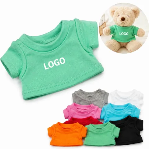Soft Cotton Plush Animal Outfit, Machine Washable, Gift