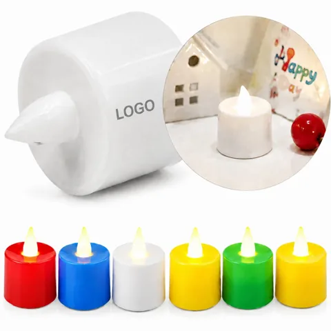 Flameless LED Wave Candle, Battery Operated, Realistic
