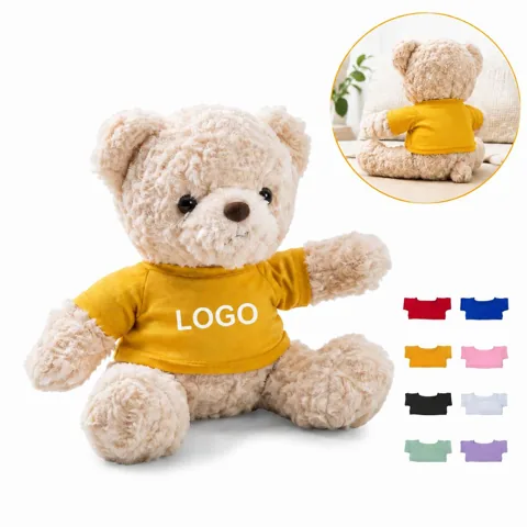Soft Plush Stuffed Bear Toy, Cuddly Gift for Kids