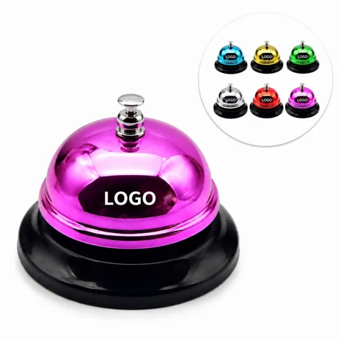 Stainless Steel Smile Counter Bell with Clear Ring Sound